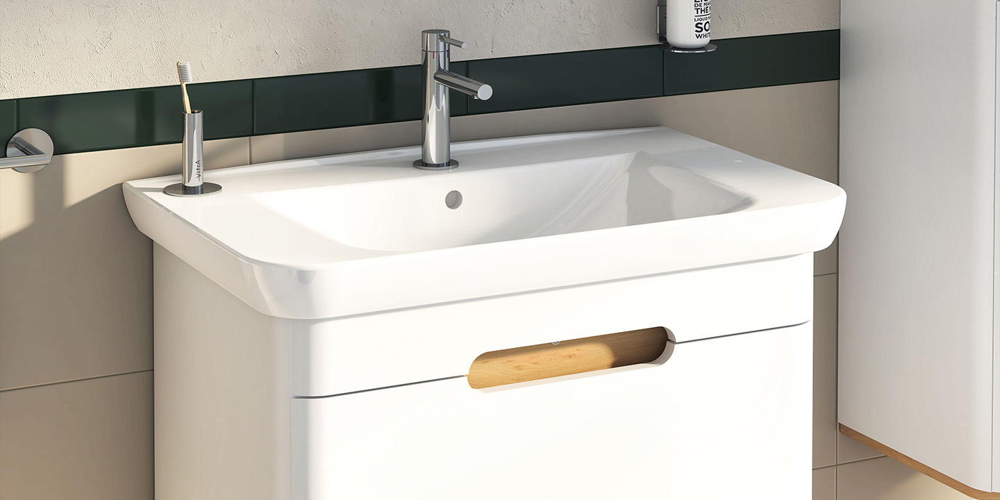 VitrA Sento Çekmeceli Lavabo Dolabı Beyaz